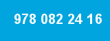 978 082 24 16 978 082 24 16